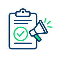 Checklist + megafoon: gratis ophaling & veilige betaling of hulp bij een zoekertje na je gratis waardebepaling auto.